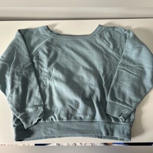 GAP Set-Women’s Soft Blue Pullover-sweatshirt and shorts-Medium